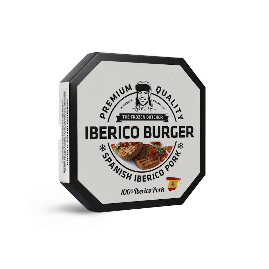 2*125 Iberico Schweine-Burger Spanien Patties -18°C //  Котлет для бургера из свинины иберико (Испания) 