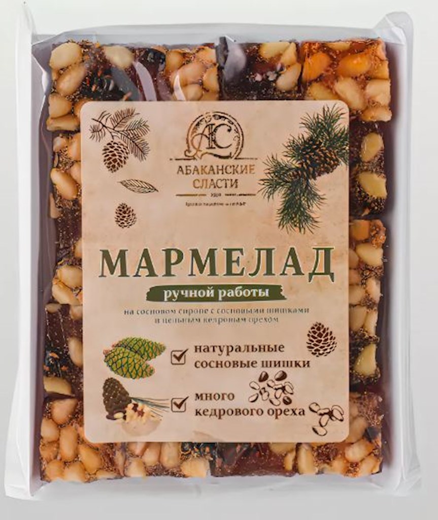 200g Abakan.Slasti Tannenzapfenmarmelade mit Pinienkernen // Мармелад из сосновых шишек с кедровым орехом 200g Abakan.Slasti Tannenzapfenmarmelade mit Pinienkernen // Мармелад из сосновых шишек с кедровым орехом