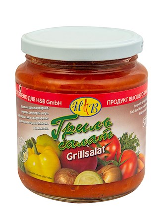580g Grillsalat aus Gemüse passend zu Grillspeißen // Гриль-Салат из овощей