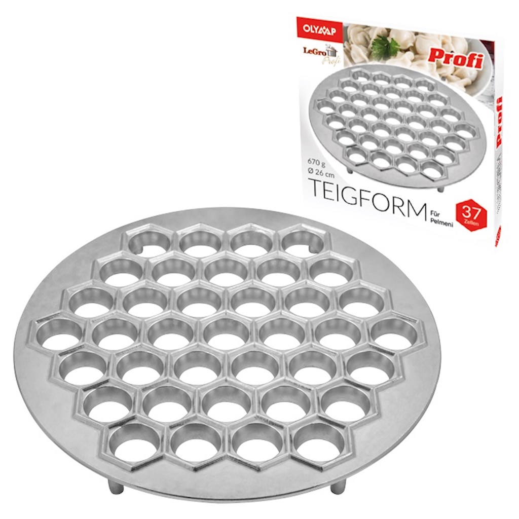 Teigform Profi  für 37 Teigtaschen 1st // Пельменница "Profi "; Ø 26 см 
