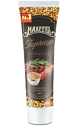 100g Maheev Senf körniger   // Махеев Горчица зернистая, туба