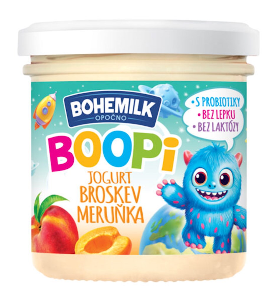 150g Bohemilk Pfirsich-Aprikose Joghurt Laktosefreier // Персиково-Абрикосовый йогурт Безлактозный  