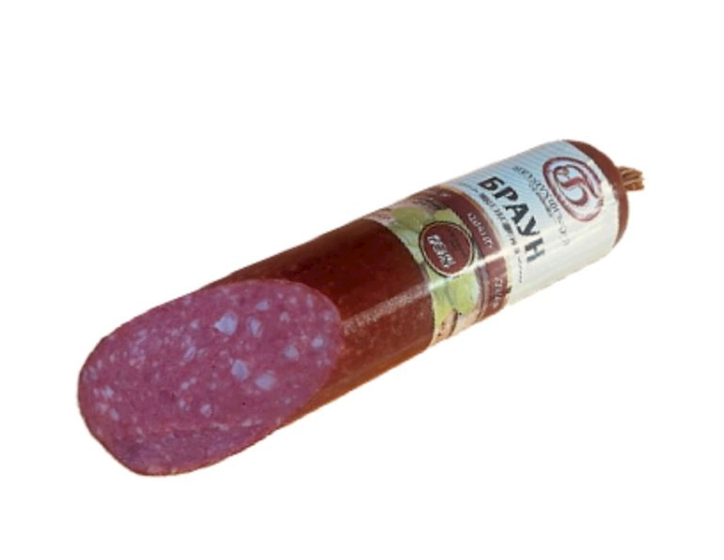 Bogodukhivsky Salami geräuchert „Braun“ ca.300g // Салямі ''Браун'' полукопченая 