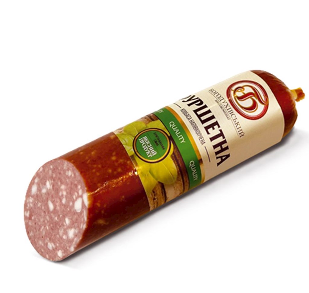Bogodukhivsky Salami geräuchert „Furshetnaya“ ca.300g // Салямі ''Фуршетная'' полукопченая  Bogodukhivsky Salami geräuchert „Furshetnaya“ ca.300g // Салямі ''Фуршетная'' полукопченая