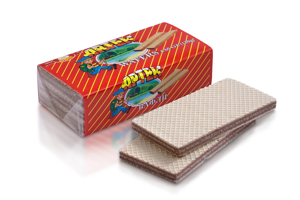 130g BS Waffelschnitte gefüllt "Artek"  // Вафли Артек