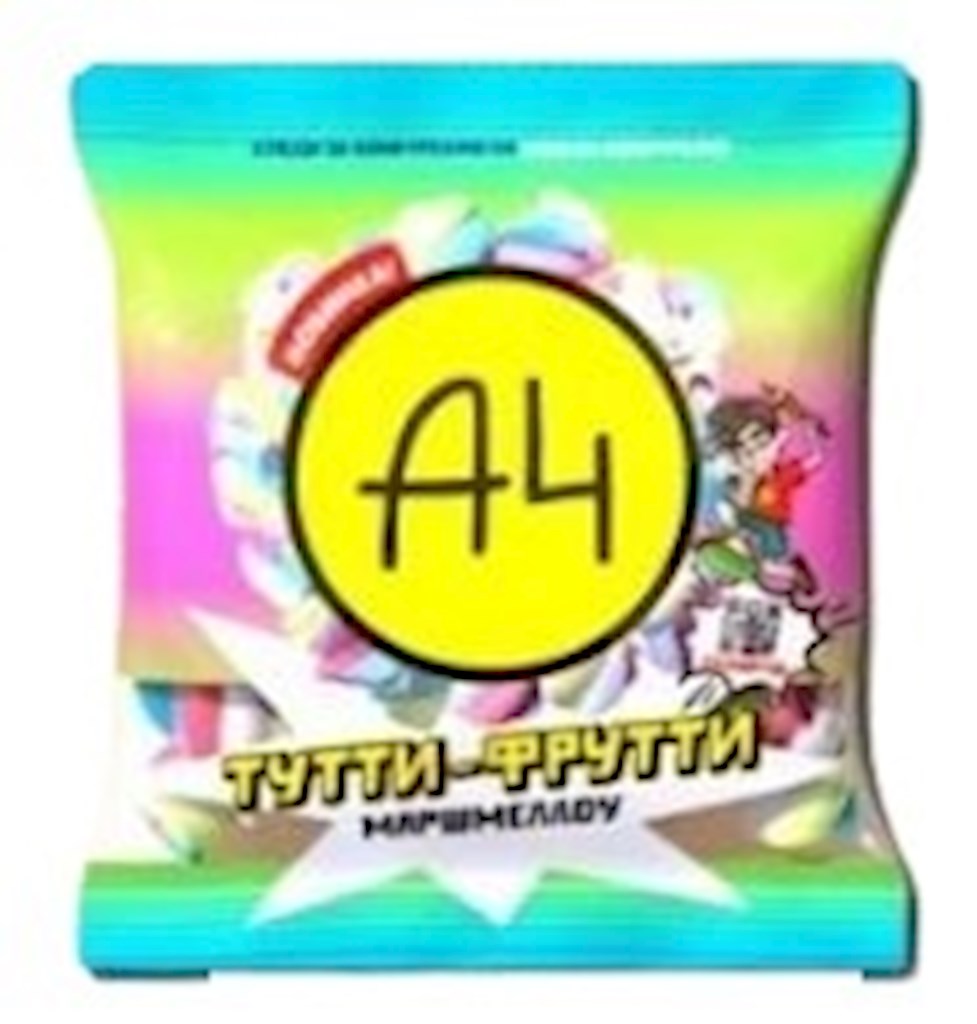 70g A4 Marshmallow mit "Tutti-Frutti"  // Маршмеллоу с ароматом Тутти-Фрутти