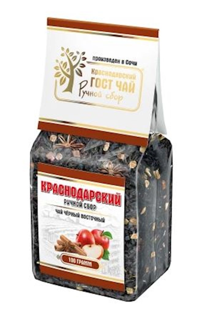 100g KrasnodarGostTee Schwarzer Tee „Ost“   // Черный чай «Восточный» 
