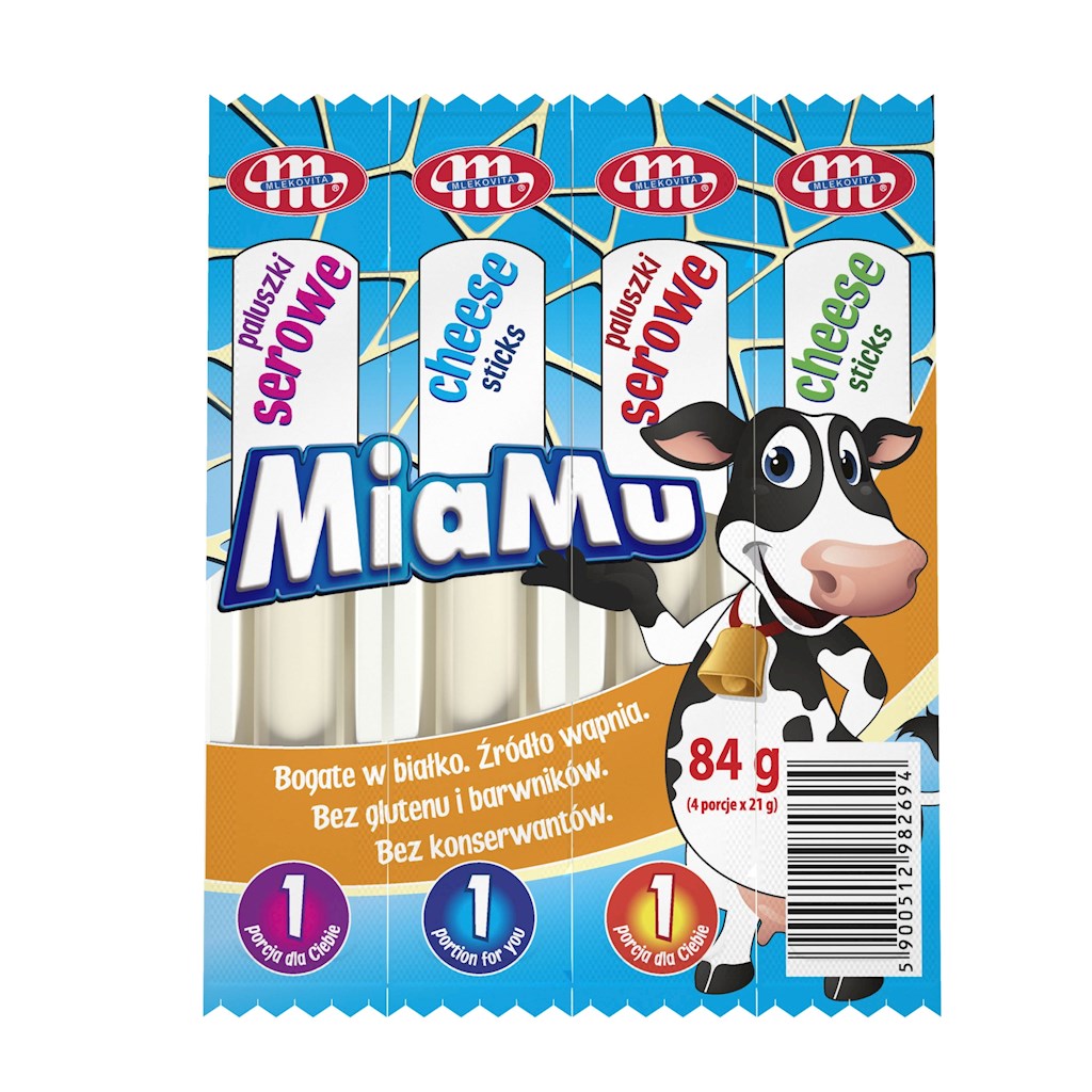 84g Mlekovita Käsesticks MiaMu //  Сыр Палочки МиаМу