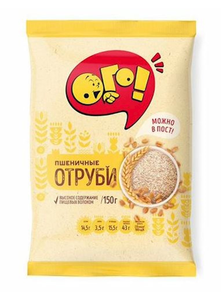 150g OGO! Weizenkleie // Отруби Пшеничные 