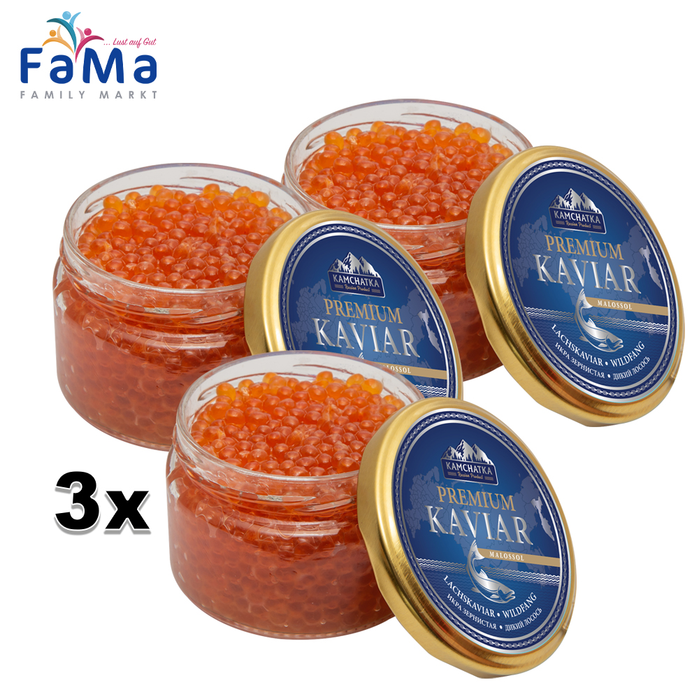 1946 Set Nr.2 -  600g Premum Gorbuscha aus Ost-Pazifik -18°C  3*200g Glas (Kamchatka)