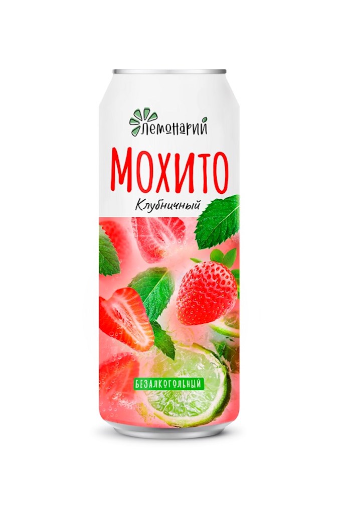 0,45l Lemonarij  Moxito Erdbeere // Лемонарий Мохито Клубничный
