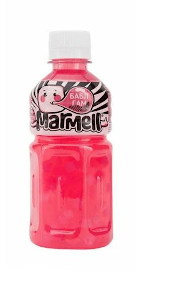 320ml Marmell Bubble Gum Getränk mit Geleestückchen // Напиток Бабл Гам с кусочками кокосового желе 