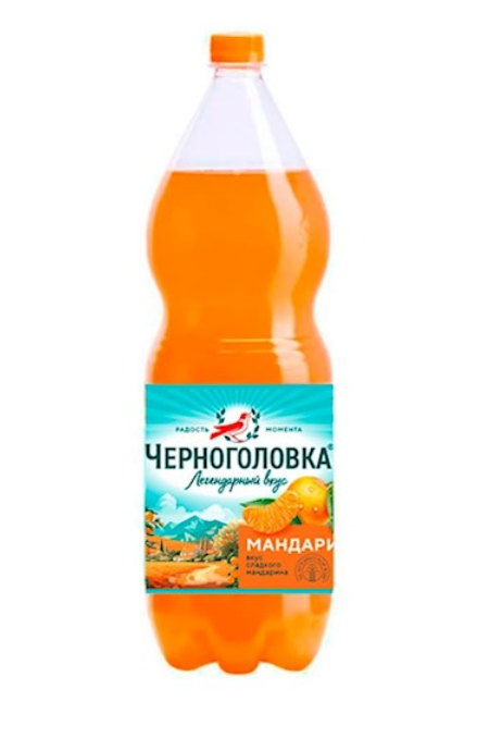 1,5l Chernogolovka  Limonad Mandarin PET // Черноголовка Лимонад "Мандарин" в ПЭТ 1,5л