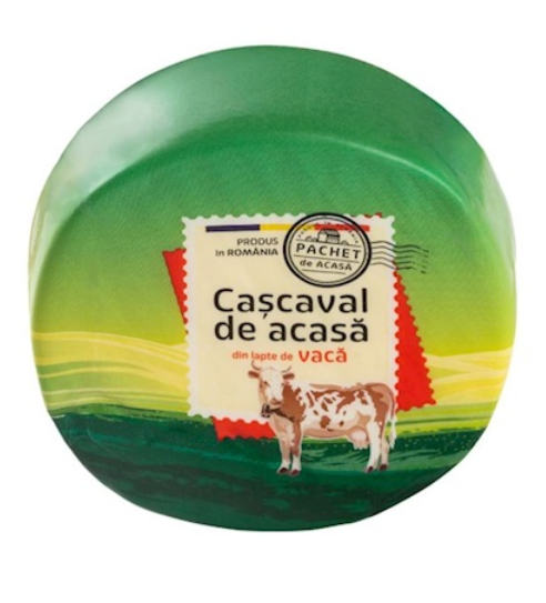 350g (RO)  De la Ferma Käse Cascaval  de Vaca// De la Ferma Сыр Cascaval de Vaca 