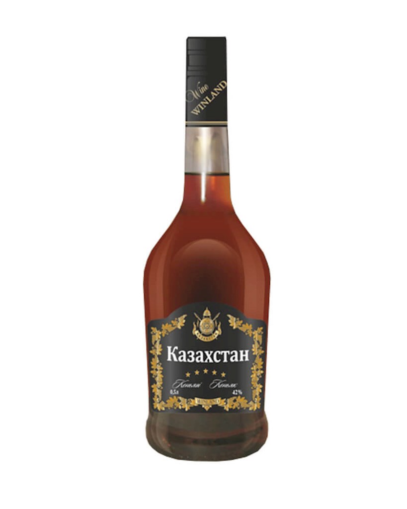 0,5L Kazakhstan Weinbrand 5* 40% // Коньяк Kazakhstan 5* 40% 