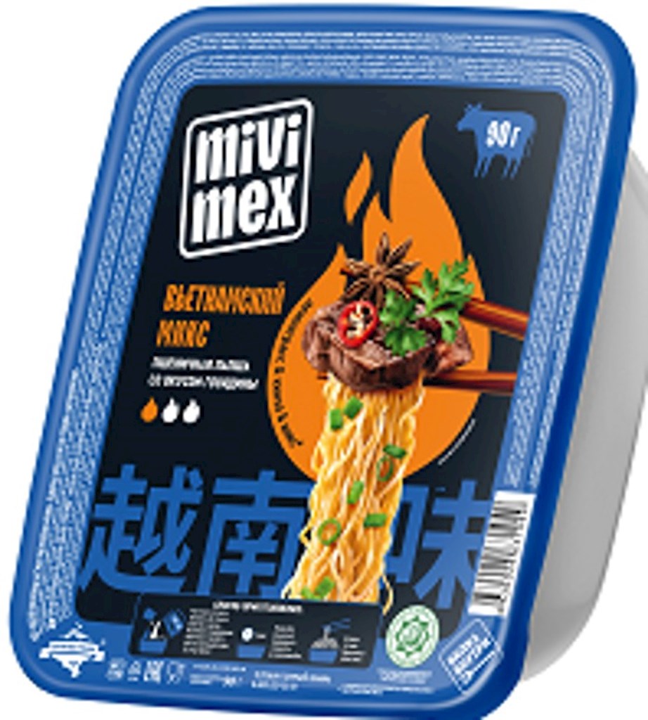 90g MIVIMEX Vermicelli mit Rindgeschm. "Vietnam Mix" // Вермишель со вкусом говядины "Вьетнамский Микс" 