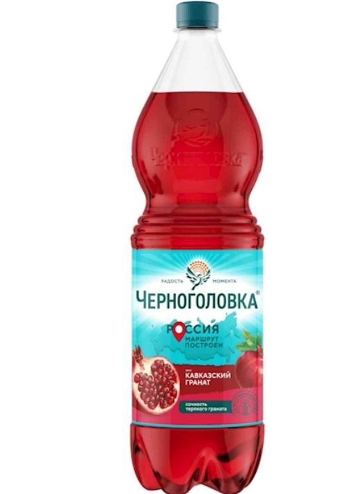 1,5l Chernogolovka Limonade mit Granatapfelgeschmack PET // Черноголовка Напиток безалкогольный со вкусом Граната