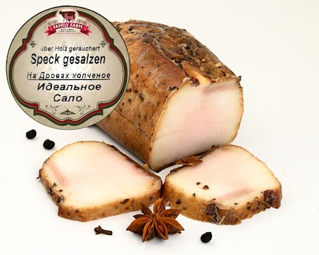 MeatÜber Holz geräuch. Speck Ideal ca.250g // Сало копченое Идеальное MeatÜber Holz geräuch. Speck Ideal ca.250g // Сало копченое Идеальное