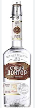 0,5L Wodka "Alter Doktor" N1 alc.40°  // Водка "Старый доктор" рецепт N1 алк.40°