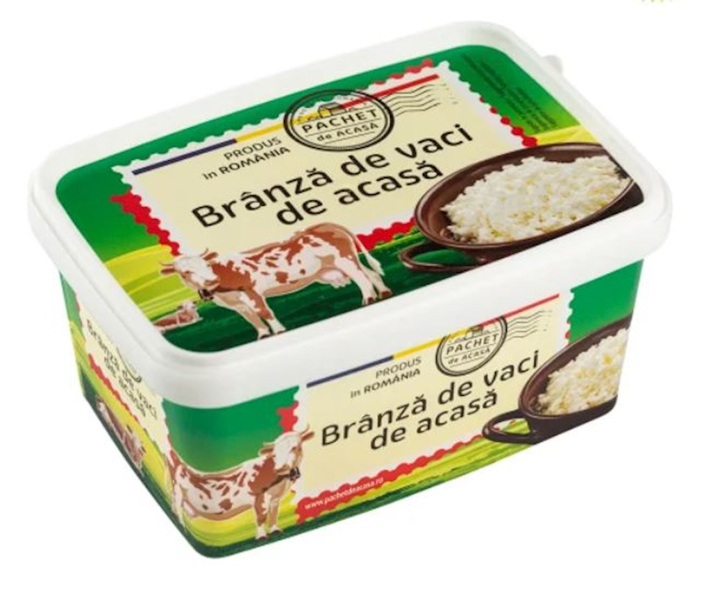 400g (RO) De la Ferma Frischkäse 16%Branza Proaspatade Vaca // Сыр Branza Proaspata De Vaca