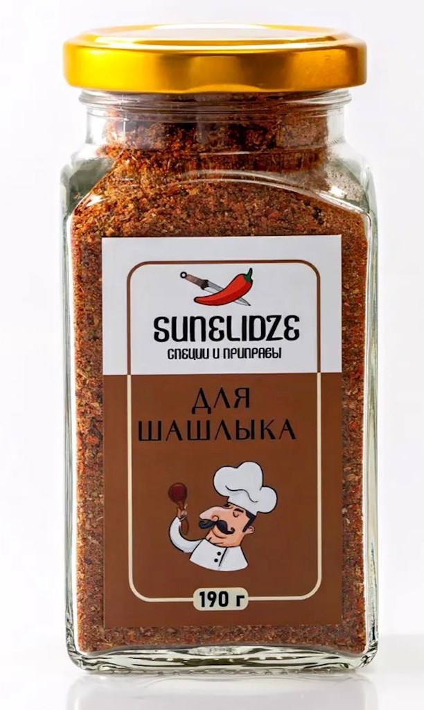 190g Sunelidze Würzmischung für Schaschlik // Приправа для Шашлыка 190g Sunelidze Würzmischung für Schaschlik // Приправа для Шашлыка