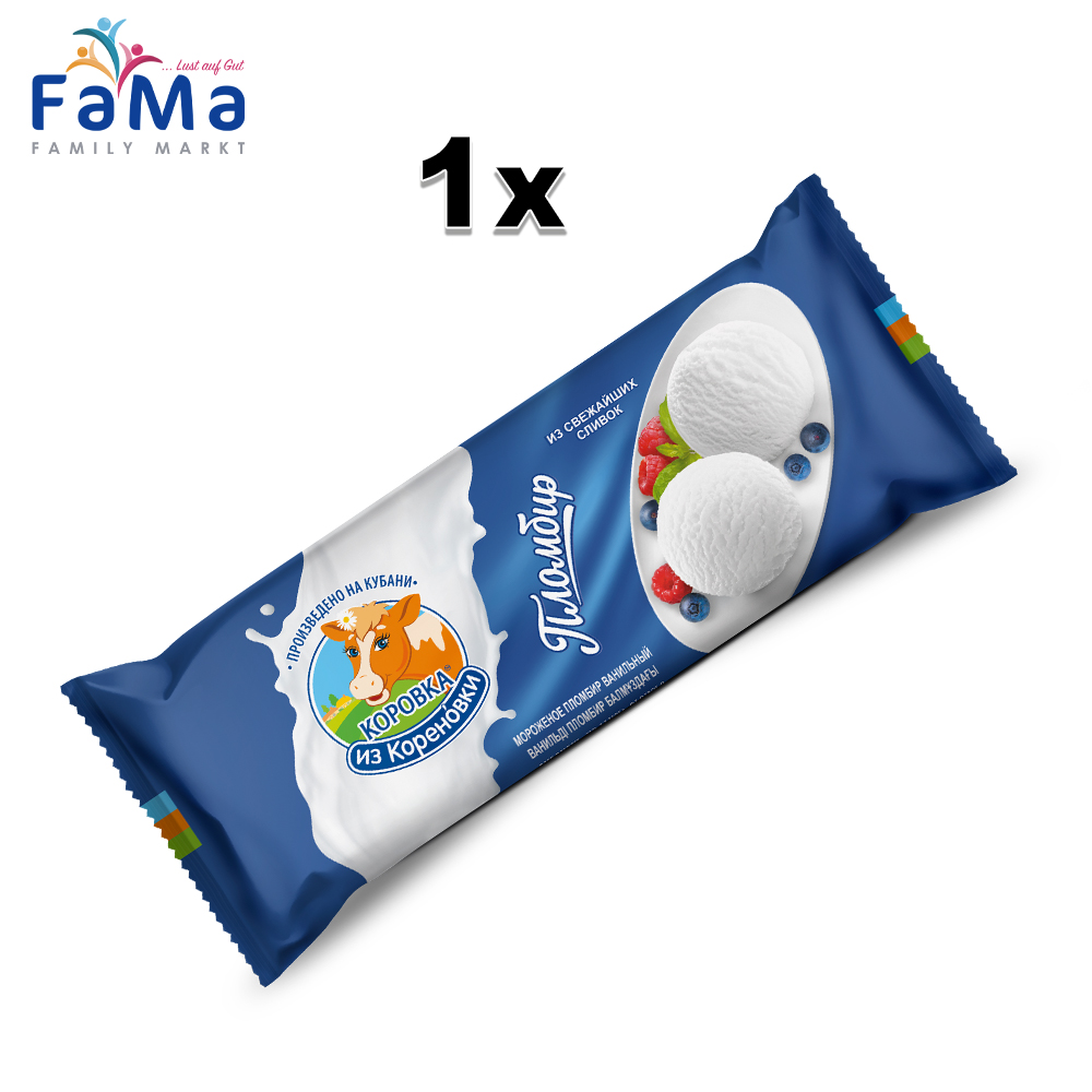 400g KiK Eis Plombir vanille // КИК Мороженое Пломбир   400g KiK Eis Plombir vanille // КИК Мороженое Пломбир