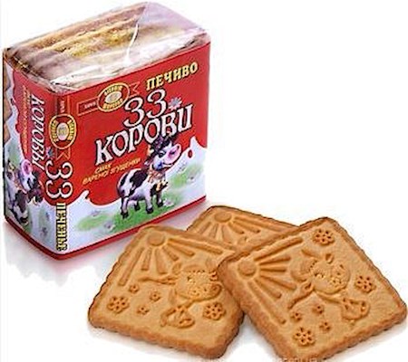 55g BS 33 Korovi Zuckerkekse mit Karamellgeschmack // Печенье со вкусом варёной сгущёнки 55g BS 33 Korovi Zuckerkekse mit Karamellgeschmack // Печенье со вкусом варёной сгущёнки