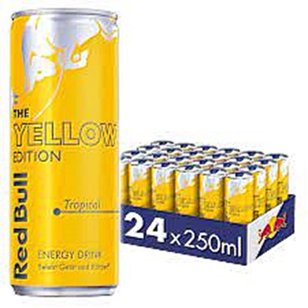 250ml Red Bull Energy Drink Yellow Edition Tropical  // Red Bull Энергетический напиток Тропический 