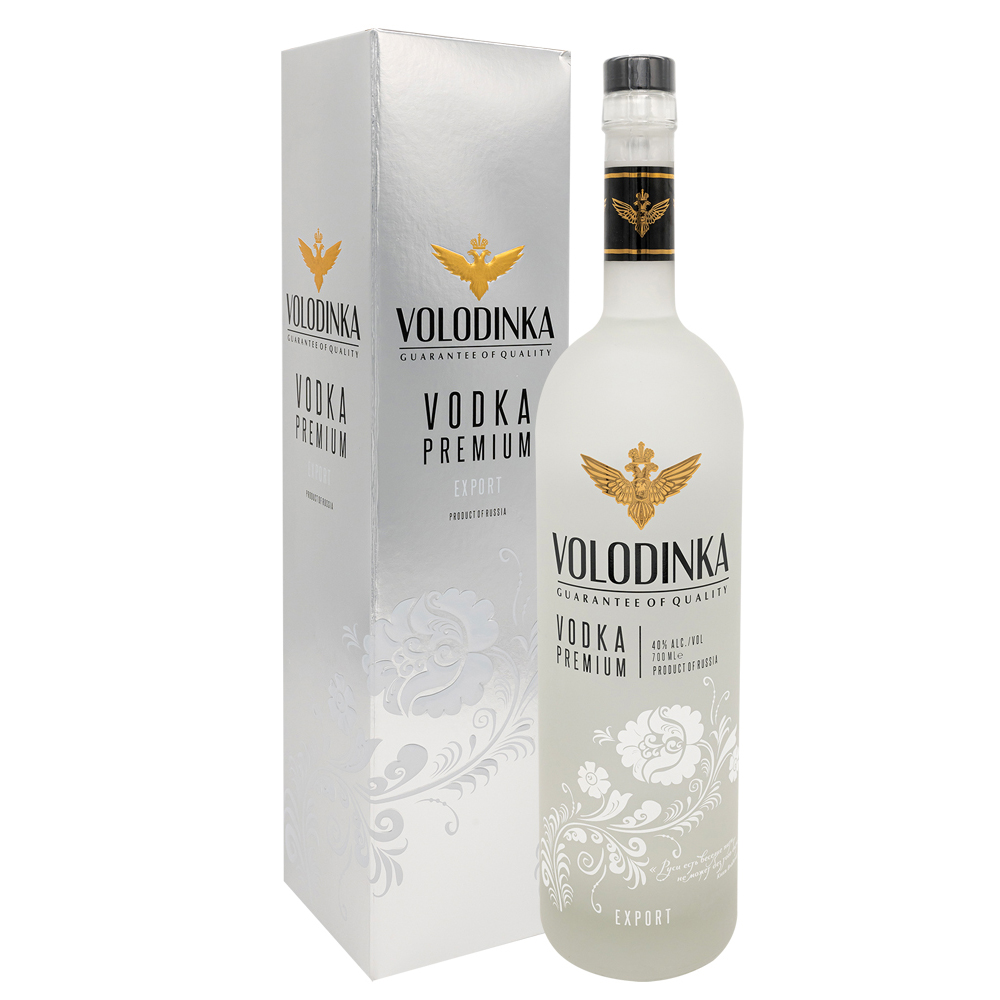 0,7L Wodka Volodinka PREMIUM Geschenkkarton Alc.40% Vol.