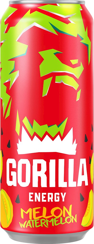 450ml GORILLA Energy Drink Melon Wassermelon // HELL Энергетический напиток Арбуз-дыня 450ml GORILLA Energy Drink Melon Wassermelon // HELL Энергетический напиток Арбуз-дыня