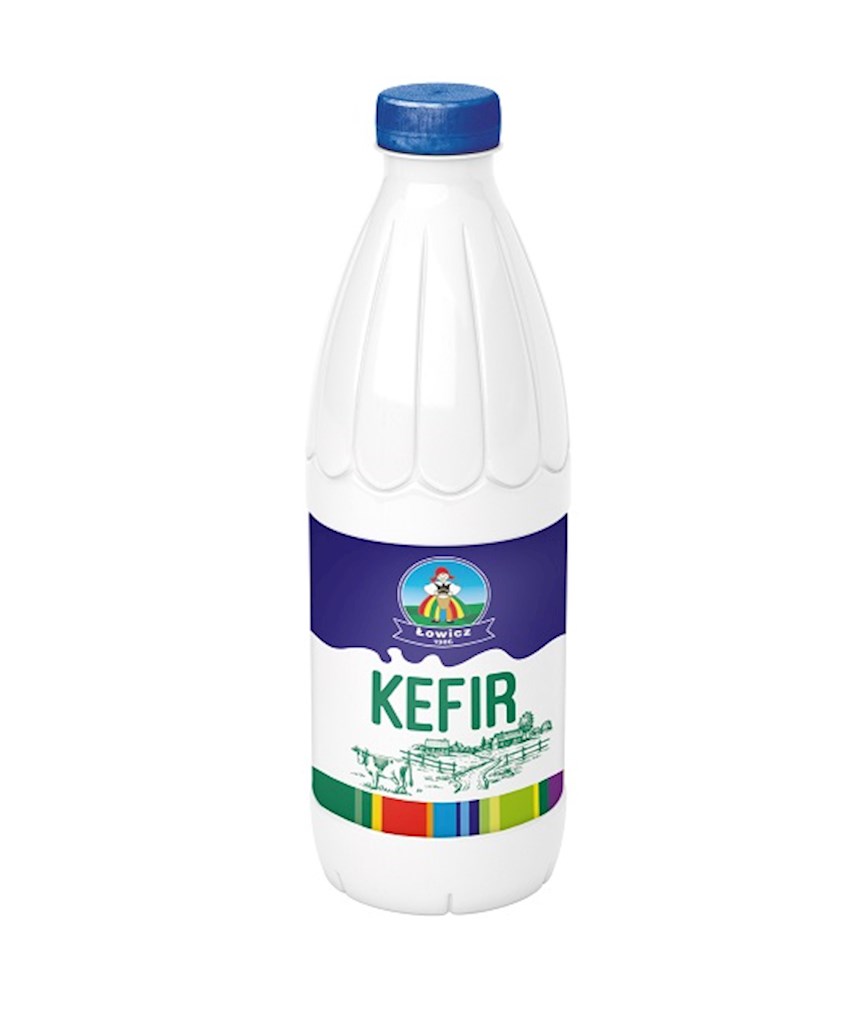 1l Lowicz Kefir natural 2% // Lowicz Кефир натуральный  2%