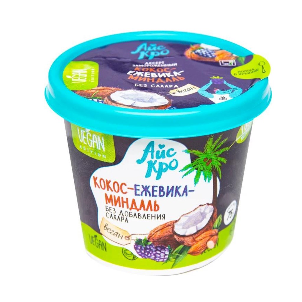 75g ICECRO Fruchte-Sorbet Kokosnuss, Brombeere, Mandel // фруктовый Сорбет Кокос, ежевика, миндаль 75g ICECRO Fruchte-Sorbet Kokosnuss, Brombeere, Mandel // фруктовый Сорбет Кокос, ежевика, миндаль