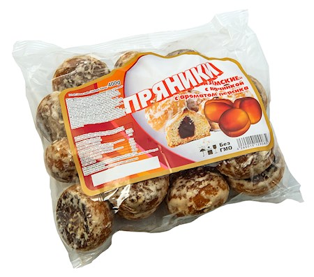 400g Prjaniki mit Pfirsichfüllung // Пряники с персиковой начинкой