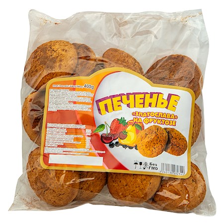400g Haferkekse mit Früchtzucker // Печенье овсяное на фруктозе