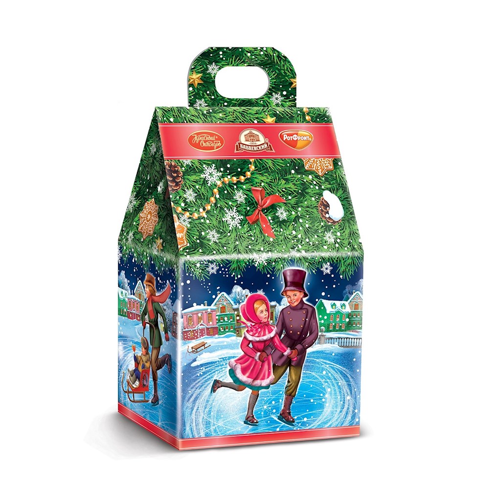 150g OK Pralinenmischung Geschenkset "Winter"/ ОК Набор кондитерский подарочный Зима