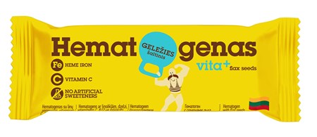 50g Mogemas Hematogen Vita+ mit Leinsamen   // Гематоген Вита+ с семенами льна