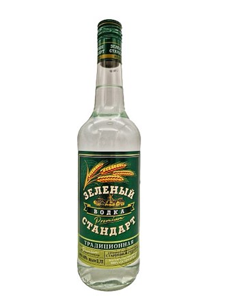 0,7L Wodka Zelenij Standard Traditionnaja alc.40° // Водка Зеленый Стандарт Традиционная алк.40°