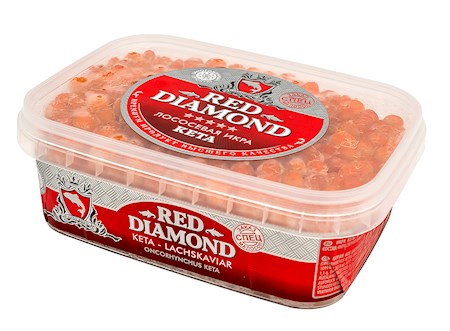 250g Red Diamond Lachskaviar Keta Premium -18°C // Икра кеты, зернистая малосол