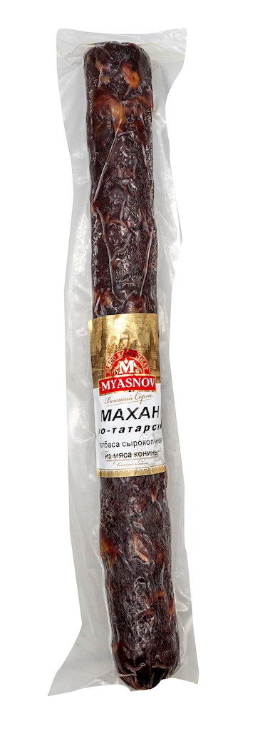 370g MYASNOV Rohwurst Mahan aus Pferdefleisch // сырокопченая колбаса из конины Махан 370g MYASNOV Rohwurst Mahan aus Pferdefleisch // сырокопченая колбаса из конины Махан