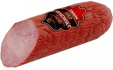 345g Sokołów Kielbasa Krakowska Sucha GOLD SOKOLOW СОКОЛОВ СУХАЯ КРАКОВСКАЯ