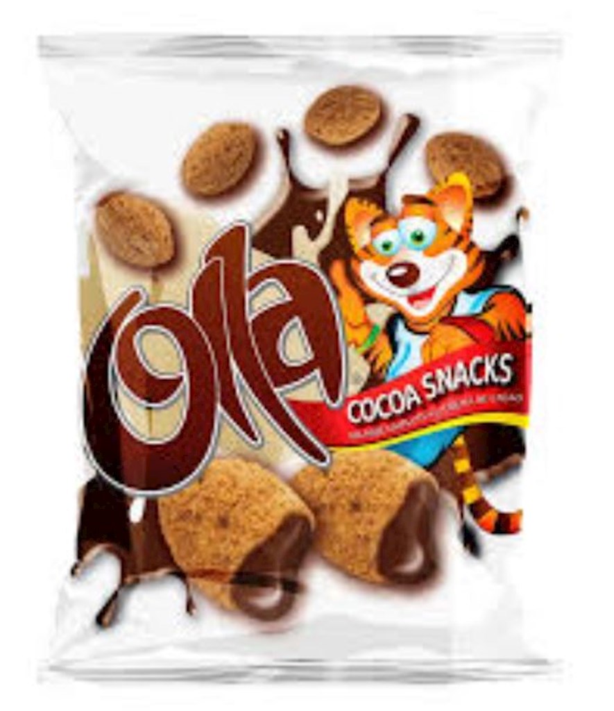 100g (RO) OLLA Getreidekissen gefüllt mit Kakaocreme // Снэки с кремом из какао  100g (RO) OLLA Getreidekissen gefüllt mit Kakaocreme // Снэки с кремом из какао