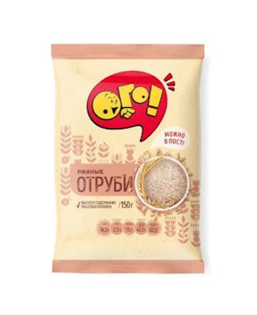 150g OGO! Roggenkleie  // Отруби Ржаные