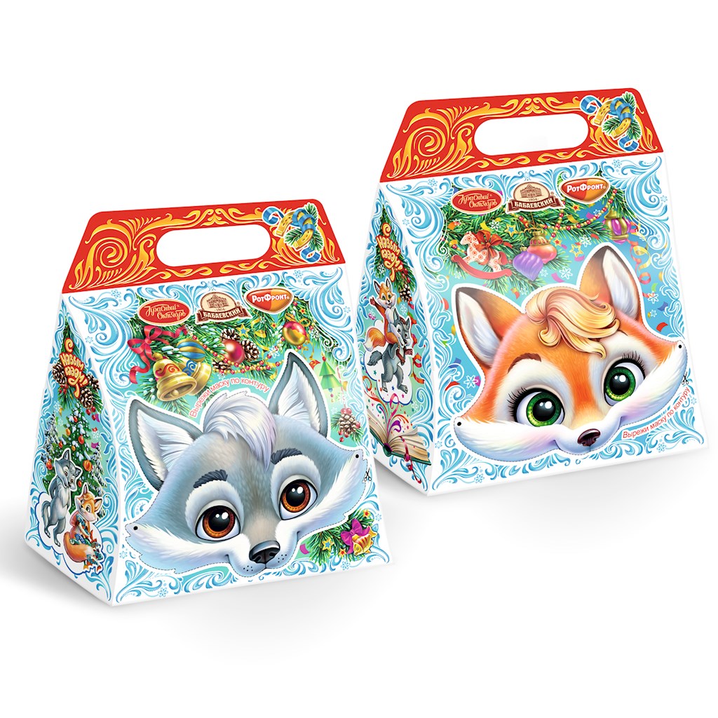 701g OK Neujahrsgeschenk „Maske"/ ОК Набор кондитерский подарочный Маска