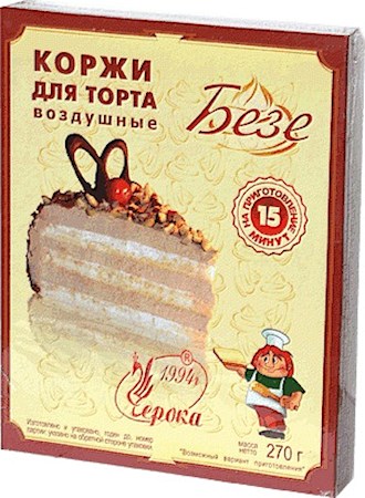 270g Cheroka Baiser Tortenboden // Черока Коржи воздушные классические