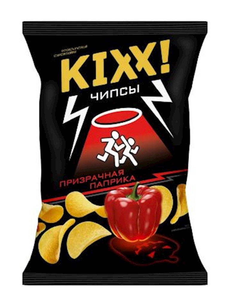 50g KIXX! Kartoffelchips mit Paprikageschmack    // Чипсы картофель со вкусом паприки 