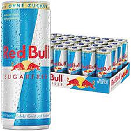 250ml Red Bull Energy Drink Sugar Free // Red Bull Энергетический напиток без сахара