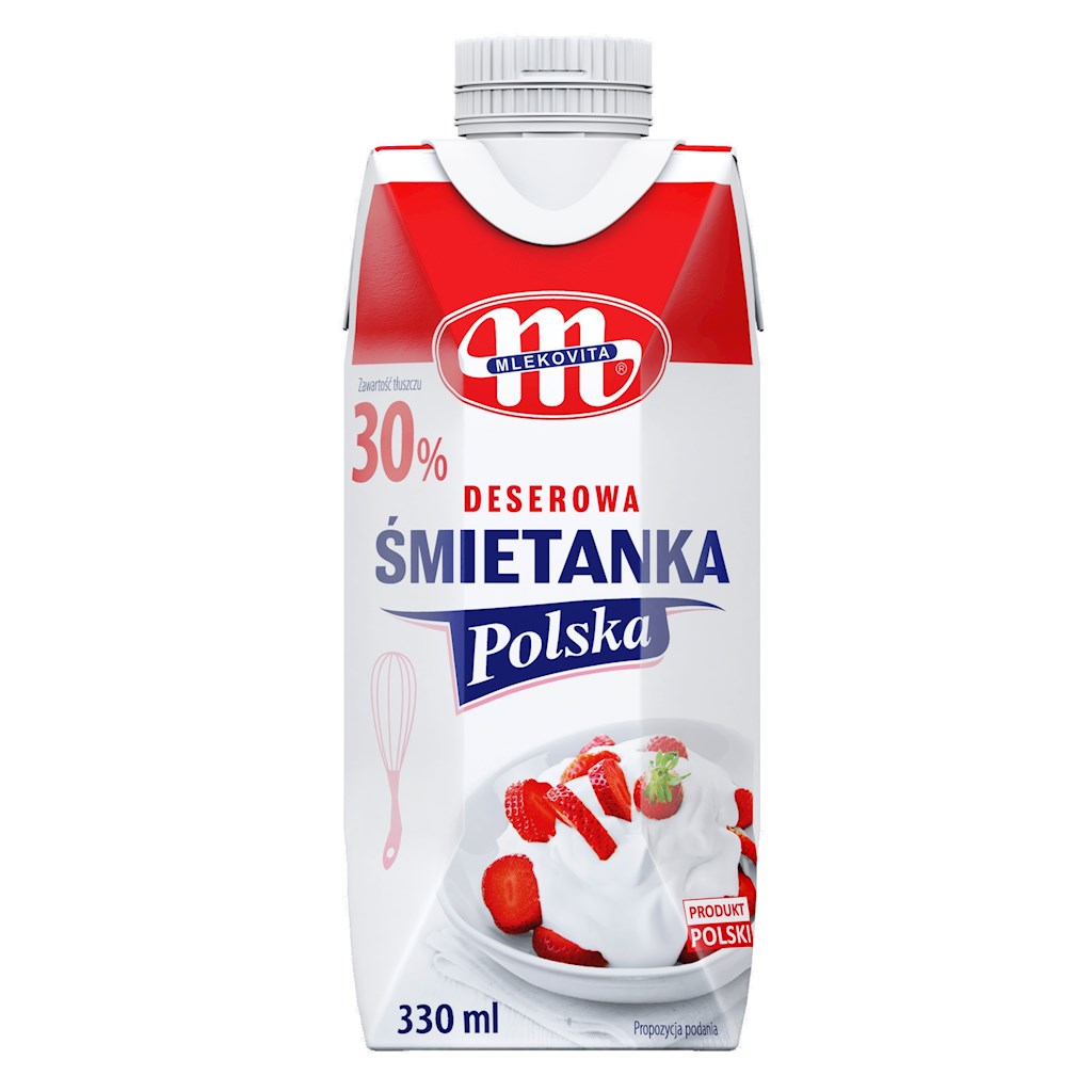 330g Mlekovita Süsse Sahne UHT 30% // Сливки 30%  жирности  