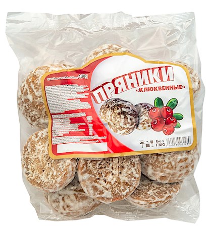 400g Prjaniki Moosbeeregeschmack  // Пряники Клюквенные 