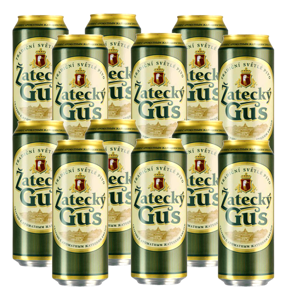 12xBaltina-GUS_dose 12X0,9L Helles BIER ZATECKY GUS Alc.4,6% Dose БАЛТИКА ПИВО ЖАТЕЦКИЙ ГУСЬ