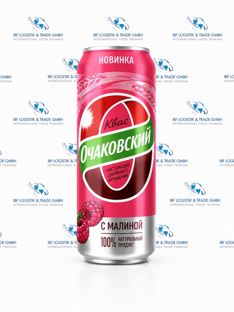 0,45l Ochakovo  Kwas mit Himbeeresaft //  Квас  с  малиной